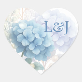 ロマンチックパールアジデンシアブルーワートレカラー結婚ズ ハートシール