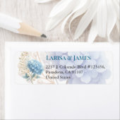 ロマンチックパールアジデンシアブルーワートレカラー結婚ズ ラベル (インサイチュ)