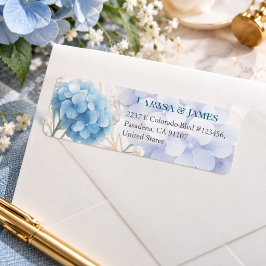 ロマンチックパールアジデンシアブルーワートレカラー結婚ズ ラベル