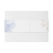 ロマンチックパールアジデンシアブルーワートレカラー結婚ズ 招待状ベリーバンド (裏面例)