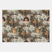 ロマンチックビクトリアンなクリスマス ラッピングペーパーシート (正面2)