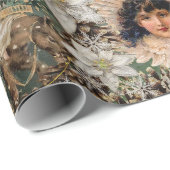 ロマンチックビクトリアンなクリスマス ラッピングペーパー (ロールコーナー)