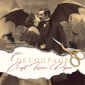 ロマンチックビクトリアン美しいドラキュラキス 薄葉紙