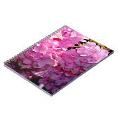 ロマンチックピンクアジサイ ノートブック (左側)