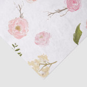 ロマンチックピンクウォーターカラーガーデンフローラ 薄葉紙 (詳細)