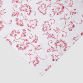 ロマンチックピンクグリッター結婚フローラ 薄葉紙 (詳細)