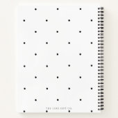 ロマンチックピンクハートブライダルシャワーギフトレシピ本 ノートブック (裏面)