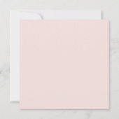 ロマンチックピンクフローラブーケブライダルシャワー 招待状 (裏面)