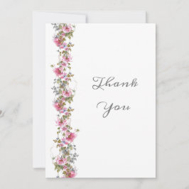 ロマンチックピンクフローラ水 サンキューカード