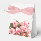 ロマンチックピンクローズブーケ誕生日 フェイバーボックス (正面サイド)