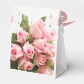 ロマンチックピンクローズブーケ誕生日 フェイバーボックス (裏面サイド)