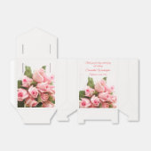 ロマンチックピンクローズブーケ誕生日 フェイバーボックス (折り畳みなし)