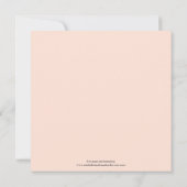 ロマンチックピンクローゼズダスティバラ結婚式招待状 招待状 (裏面)