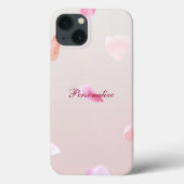 ロマンチックピンク赤面バラペタルフローラ Case-Mate iPhoneケース (裏面)