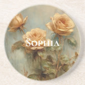 ロマンチックピーチバラフローラ コースター (正面)