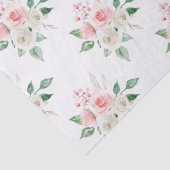 ロマンチックピーチホワイト結婚フローラティッシュペーパー 薄葉紙 (詳細)