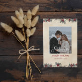 ロマンチックファンシーな何も愛する冬の結婚式 招待状