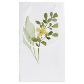 ロマンチックフィールドフラワー結婚式の引き出物抱き枕 スモールペーパーバッグ (裏面)