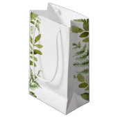 ロマンチックフィールドフラワー結婚式の引き出物抱き枕 スモールペーパーバッグ (正面アングル)