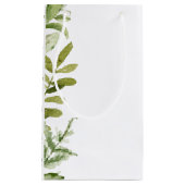 ロマンチックフィールドフラワー結婚式の引き出物抱き枕 スモールペーパーバッグ (正面)