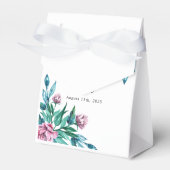 ロマンチックフェミニンフローラ40歳の誕生日 フェイバーボックス (正面サイド)