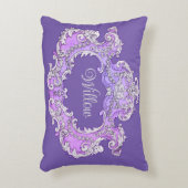 ロマンチックフェミニン,パーソナライズされた アクセントクッション (正面(垂直))