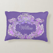 ロマンチックフェミニン,パーソナライズされた アクセントクッション (裏面)