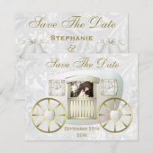 ロマンチックフォトウェディング カートリッジ セーブ・ザ・デート 招待状 (正面/裏面)