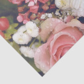 ロマンチックフラワーブーケカスタム文字 薄葉紙 (詳細)