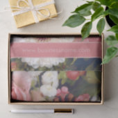 ロマンチックフラワーブーケカスタム文字 薄葉紙 (ギフト)