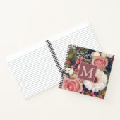 ロマンチックフラワーブーケ ノートブック (内部)