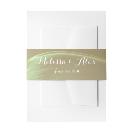 ロマンチックフラワー結婚詳細 招待状ベリーバンド (正面例)