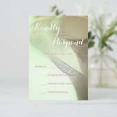 ロマンチックフラワー詳細RSVP 出欠カード (スタンド正面)