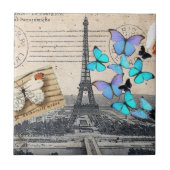 ロマンチックフランスのなフランス旅行パリエッフェルタワー タイル (正面)