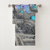 ロマンチックフランスのなフランス旅行パリエッフェルタワー バスタオルセット (インサイチュ)