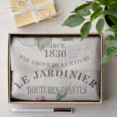 ロマンチックフランスのなヴィンテージピンク牡丹の花 薄葉紙 (ギフト)