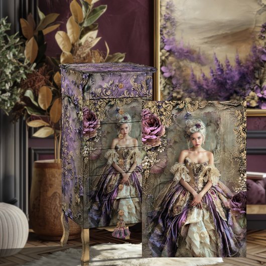 ロマンチックフランスのな粗末なシックなメアリーアントワネット 薄葉紙