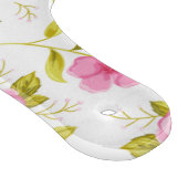 ロマンチックフローラフラワーズバラピンクホワイトパターン カッティングボード (角)