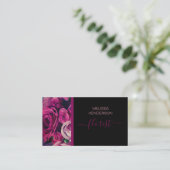 ロマンチックフローラブーケ  名刺 (スタンド正面)