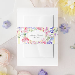 ロマンチックフローラリージェンシー結婚エラーズ 招待状ベリーバンド