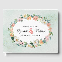 ロマンチックフローラリースウォーター結婚カラー