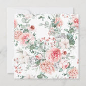 ロマンチックフローラ水彩リースズインビタティ 招待状 (裏面)