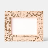 ロマンチックフローラ結婚新婚 レーザー彫刻フレーム (正面)