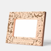 ロマンチックフローラ結婚新婚 レーザー彫刻フレーム (左)