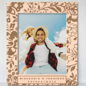 ロマンチックフローラ結婚新婚 レーザー彫刻フレーム