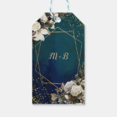 ロマンチックフローラ金ゴールド結婚リース ギフトタグ (裏面)