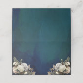 ロマンチックフローラ金ゴールド結婚リース プレイスカード (外部開封)