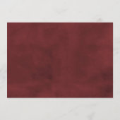 ロマンチックフローラ開花引っ越し祝いパーティーパーティー 招待状 (裏面)