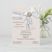 ロマンチックブライダルシャワーの招待 招待状 (スタンド正面)