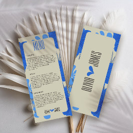 ロマンチックブルー結婚フローラ メニュー